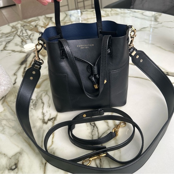 Tory Burch Black Leather Shoulder Bag - Picture 10 of 13